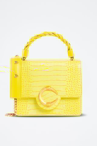 Mala em couro - Amarelo - Cavalli Class