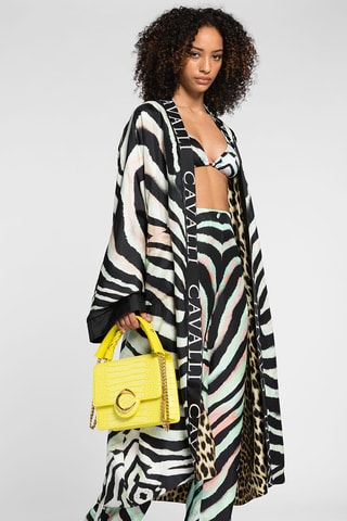 Mala em couro - Amarelo - Cavalli Class