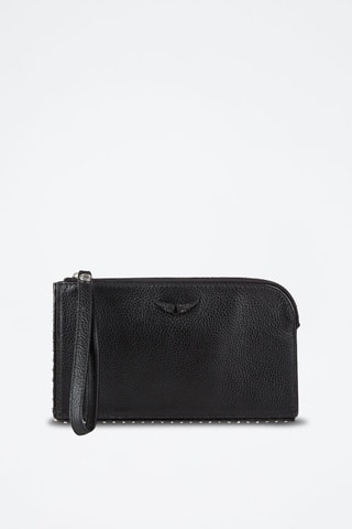 Pochette en cuir - Noir