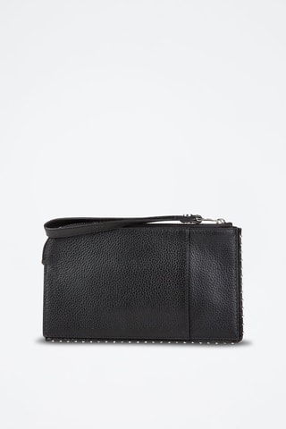 Pochette en cuir - Noir