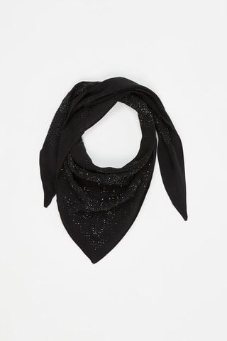 Bandana en soie - Noir