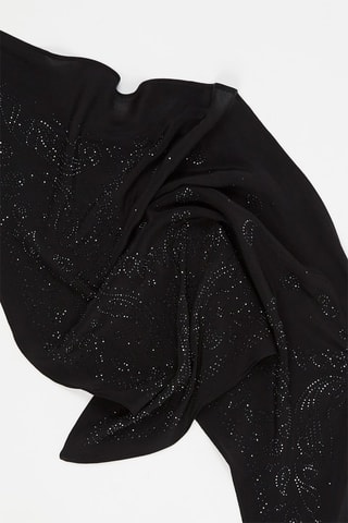 Bandana en soie - Noir