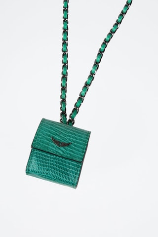 Sac bandoulière en cuir - Vert