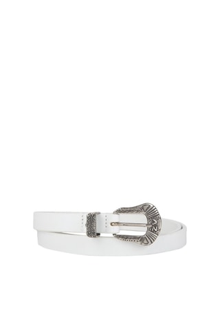 Ceinture en cuir - Blanc