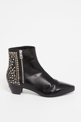 Boots en cuir - Noir
