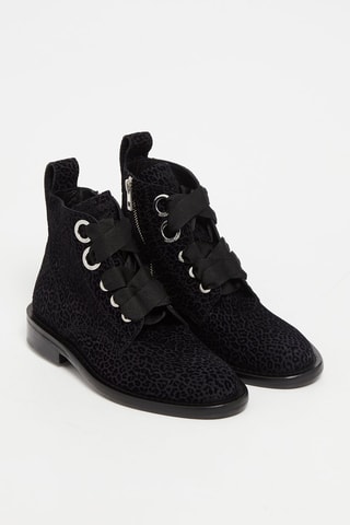 Bottines en cuir de veau - Noir