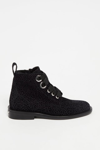 Bottines en cuir de veau - Noir