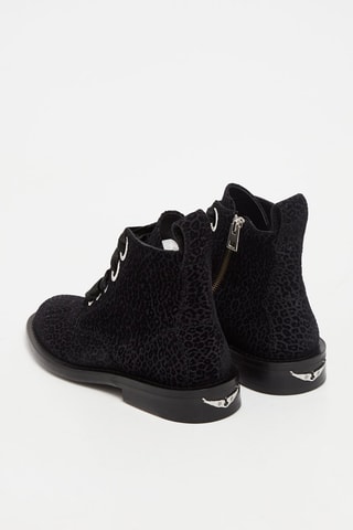 Bottines en cuir de veau - Noir