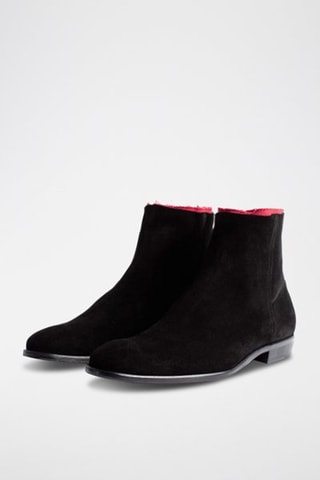 Bottines en cuir - Noir