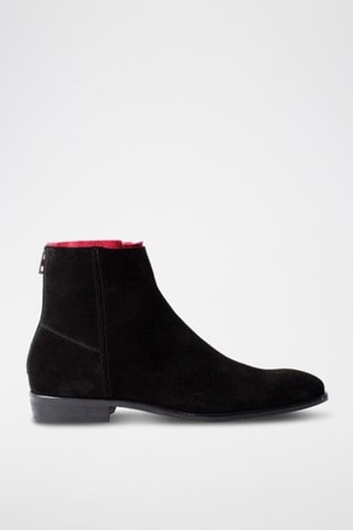 Bottines en cuir - Noir