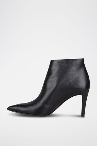 Bottines en cuir - Noir