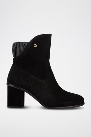 Bottines en nubuck - Noir