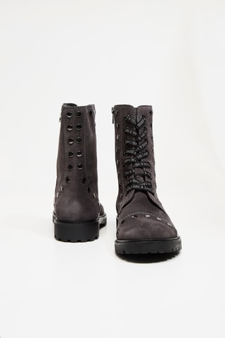 Bottines en nubuck - Gris