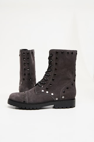Bottines en nubuck - Gris