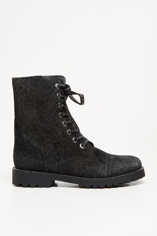 Bottines en cuir - Noir