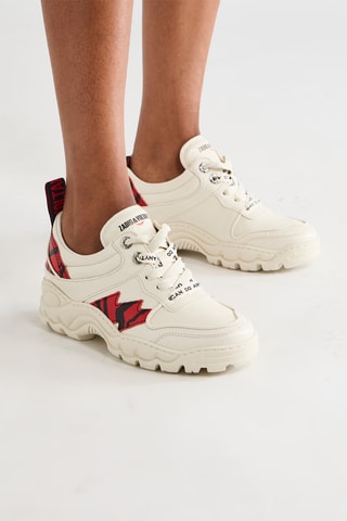 Baskets en cuir de chèvre - Blanc