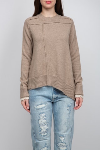 Pull en cachemire - Beige