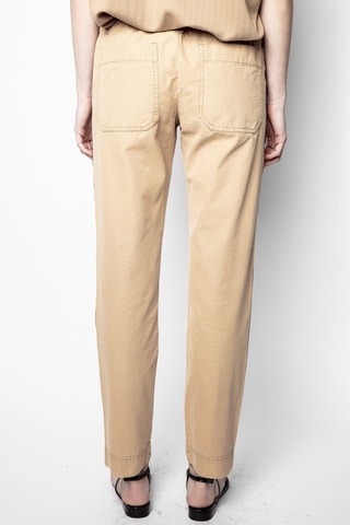 Pantalon droit - Beige