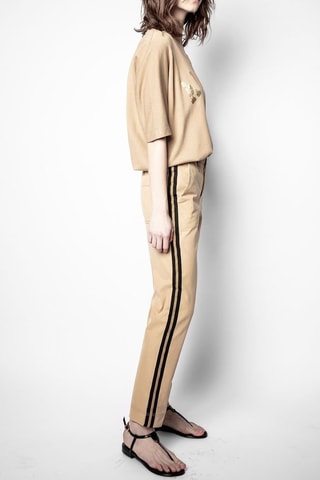 Pantalon droit - Beige