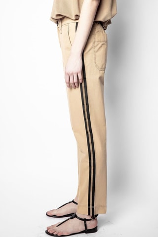 Pantalon droit - Beige
