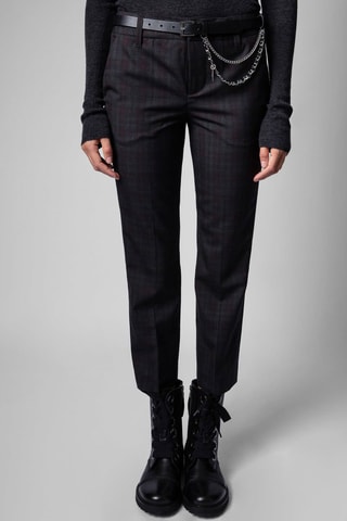 Pantalon droit - Bleu foncé