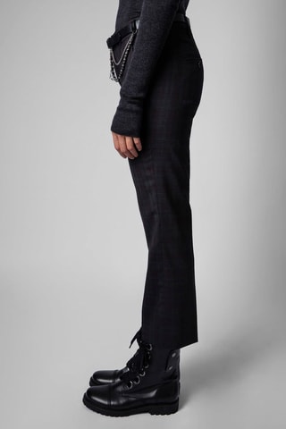 Pantalon droit - Bleu foncé