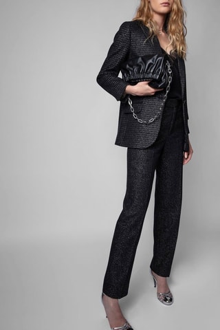 Pantalon droit - Noir