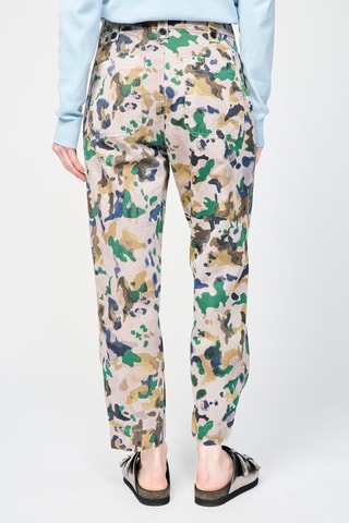 Pantalon casual - Beige et marron