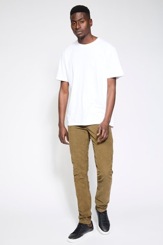 Pantalon en velours - Kaki