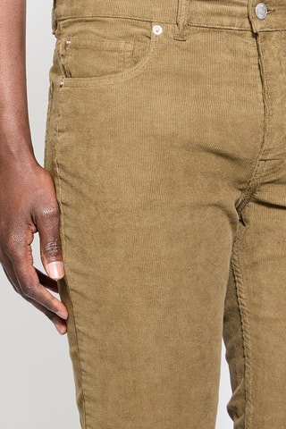Pantalon en velours - Kaki