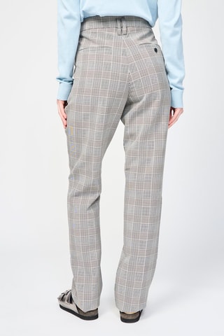 Pantalon taille haute - Gris clair