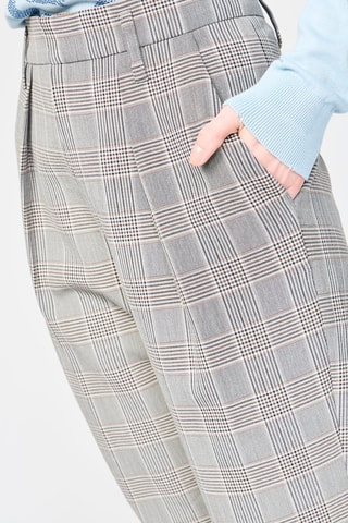 Pantalon taille haute - Gris clair