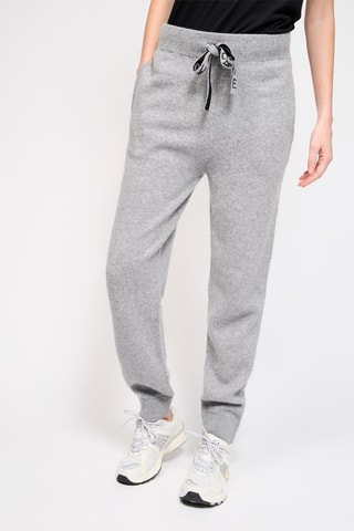 Jogging en cachemire - Gris clair chiné