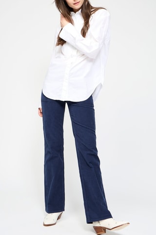 Pantalon en velours - Bleu marine