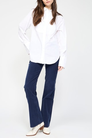 Pantalon en velours - Bleu marine