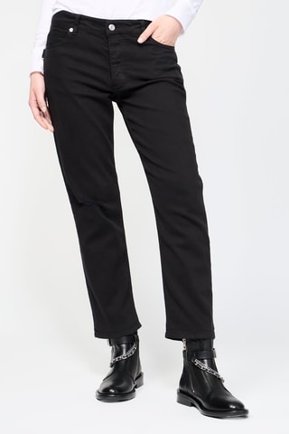 Jean taille haute - Noir