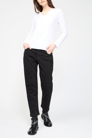 Jean taille haute - Noir