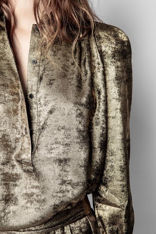 Robe courte - Doré