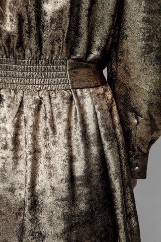 Robe courte - Doré