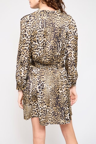 Robe - Marron clair et noir