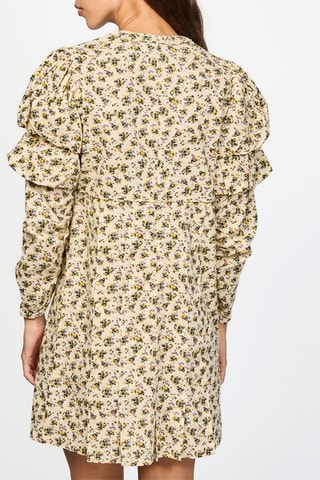 Robe en cachemire - Jaune clair