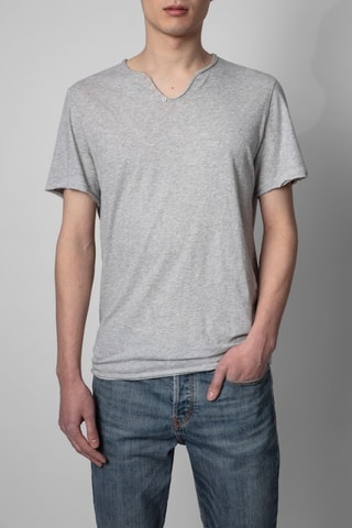 T-shirt - Gris chiné