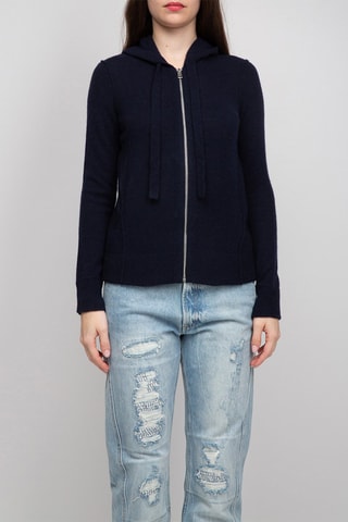 Sweat en cachemire - Bleu