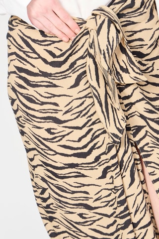 Jupe portefeuille - Beige