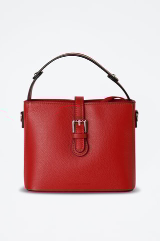 Sac à main en cuir Erya - Rouge
