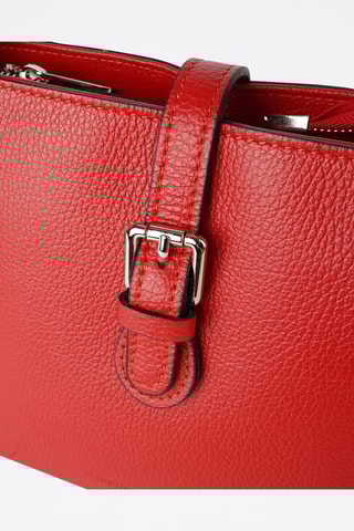 Sac à main en cuir Erya - Rouge
