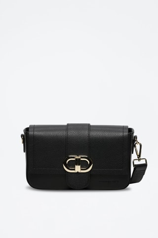 Sac bandoulière en cuir Aria - Noir