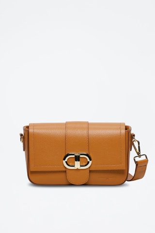 Sac bandoulière en cuir Aria - Camel