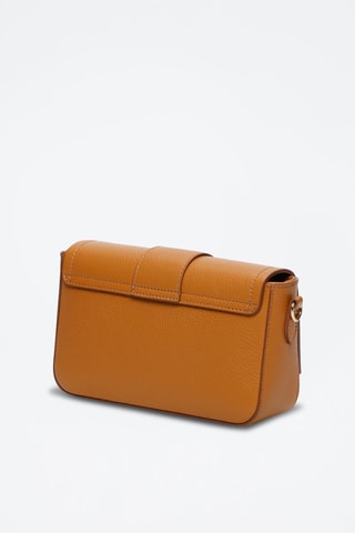 Sac bandoulière en cuir Aria - Camel