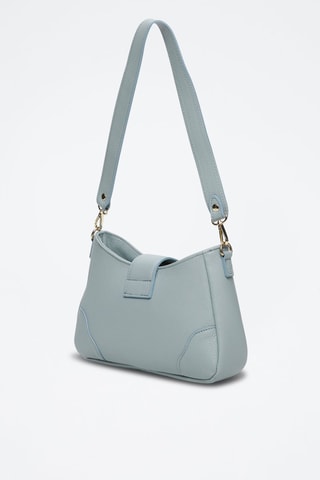Sac bandoulière en cuir Jenna - Bleu clair